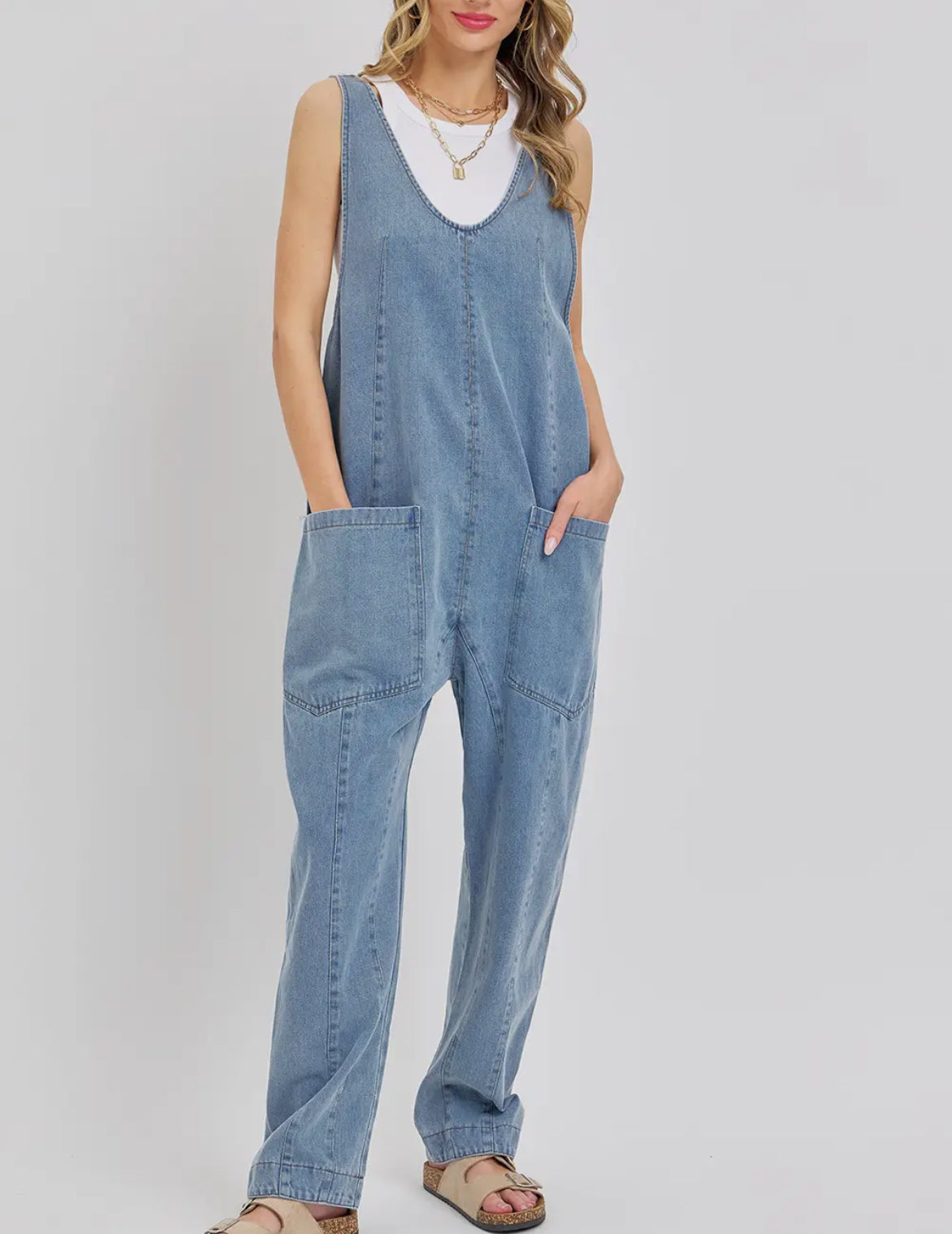 Denim Overalls