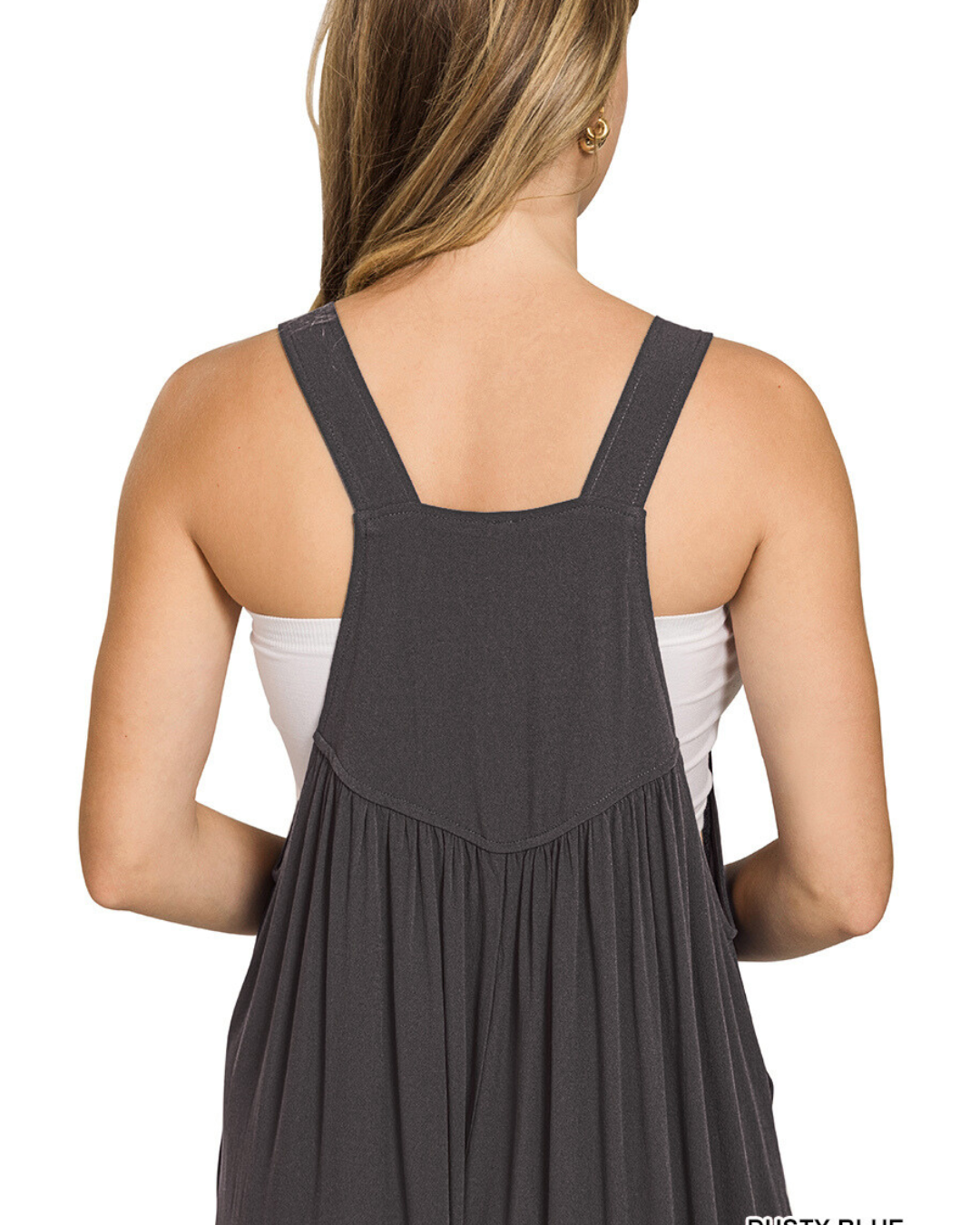 Sleeveless Overalls Jumpsuit - alternate view