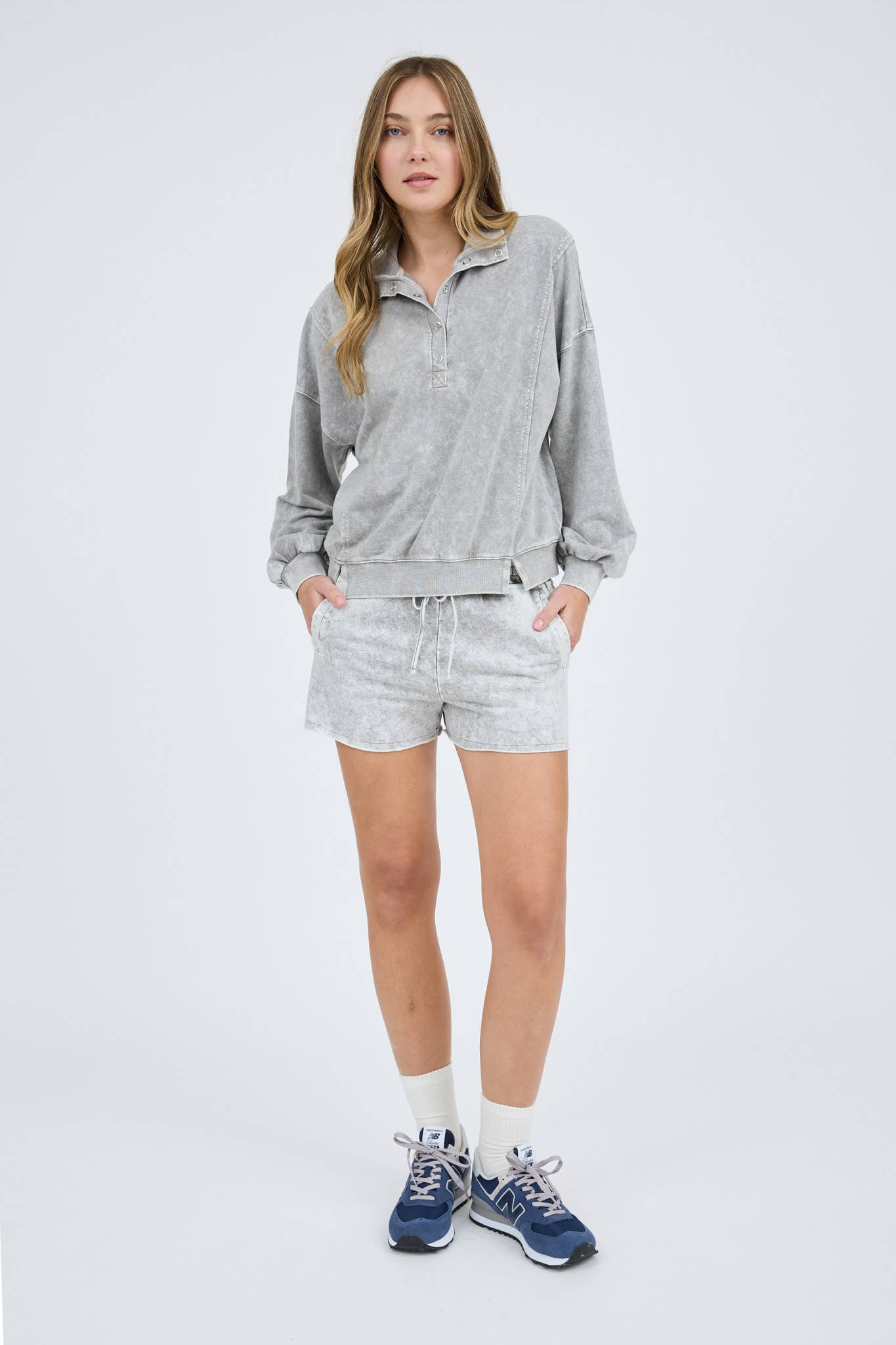 Women’s Drawstring Loungewear Shorts - alternate view