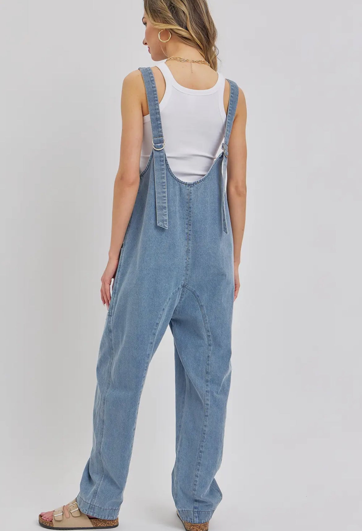Denim Overalls - alternate view
