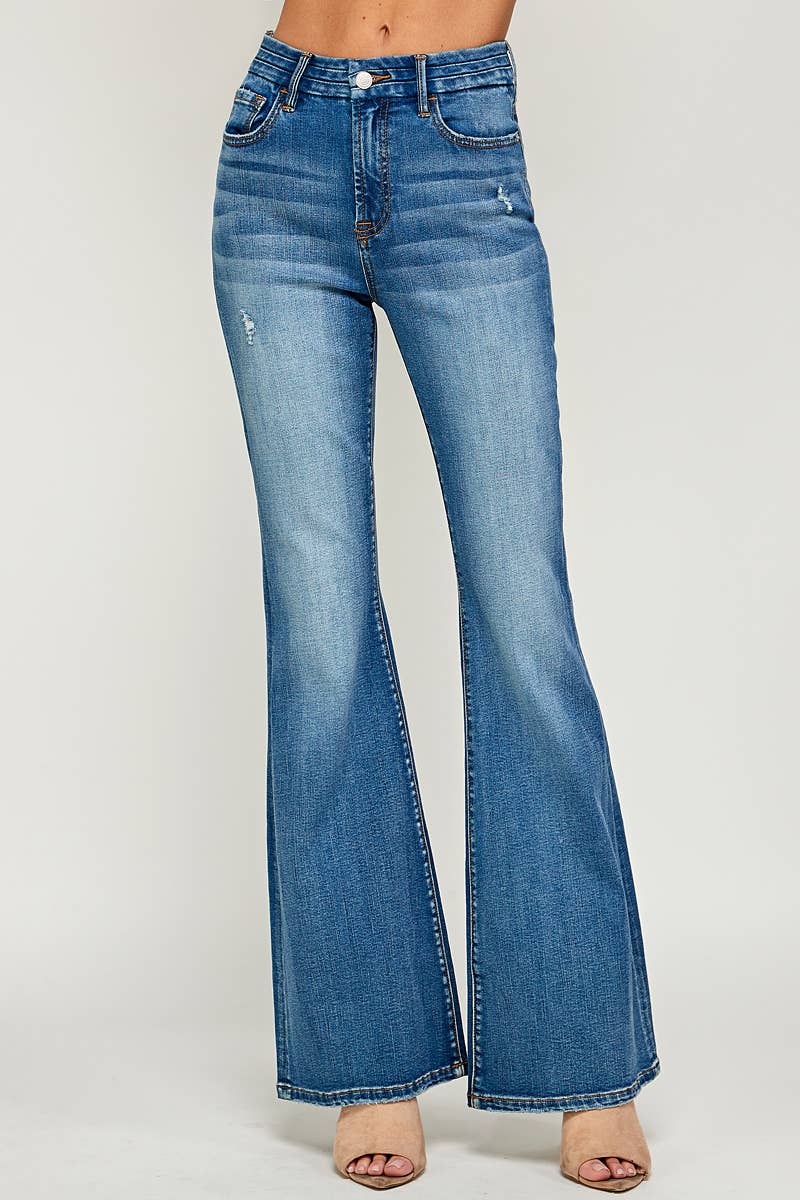 High Rise Flare Jeans - alternate view