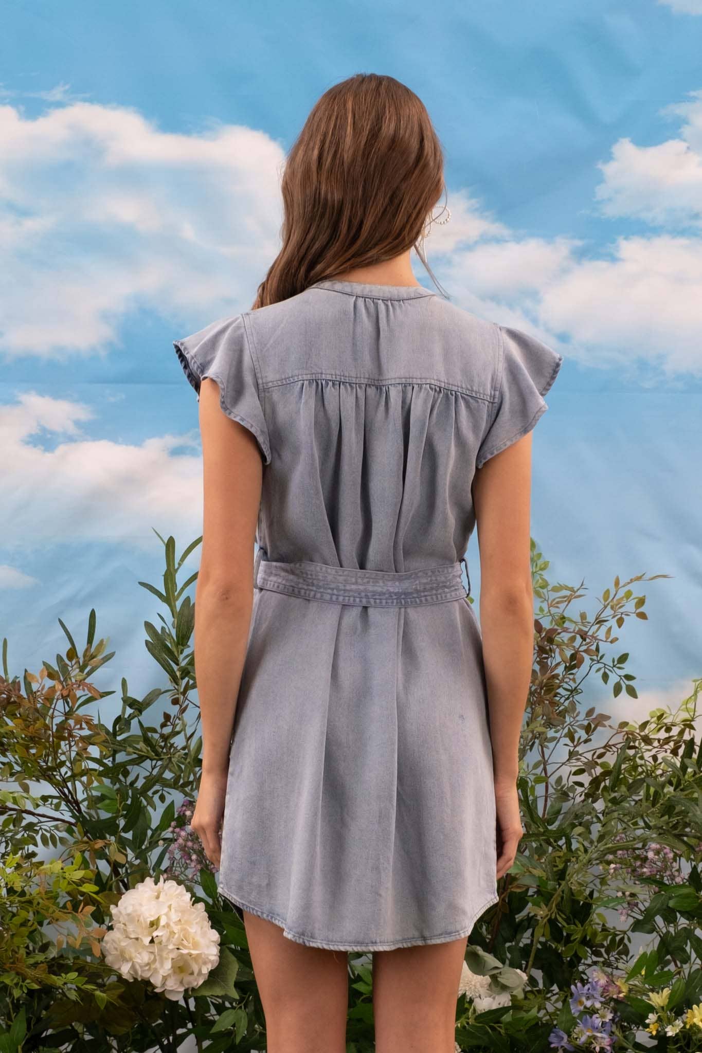 Belted Mini Dress