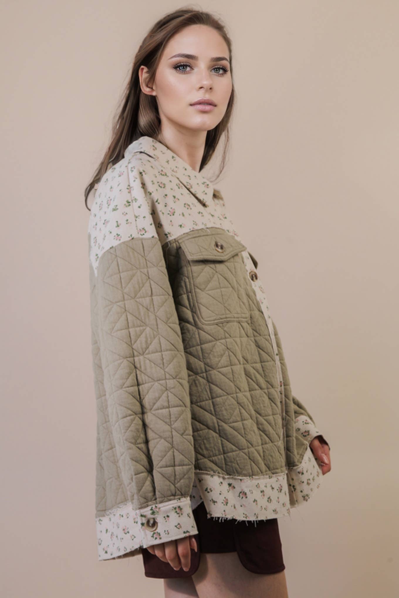 Quilted Shacket - alternate view