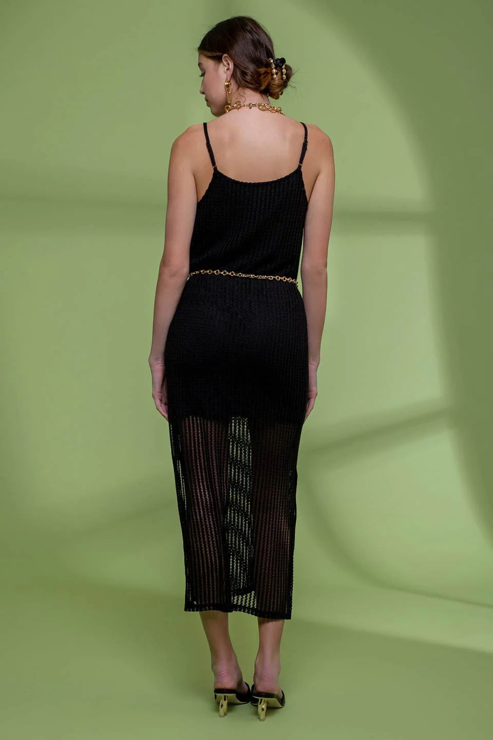 Crochet Midi Dress - alternate view