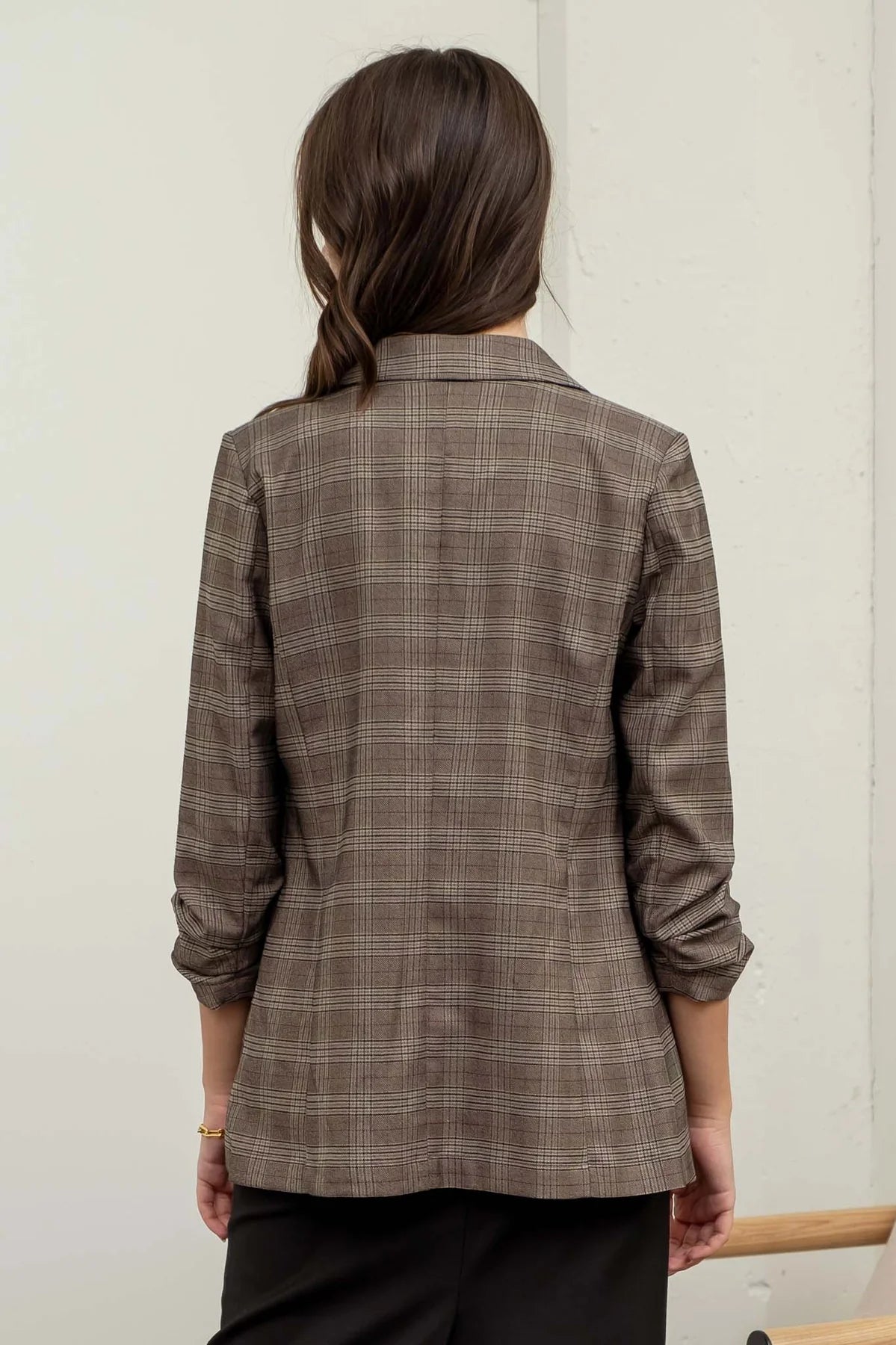Checkered Blazer - alternate view