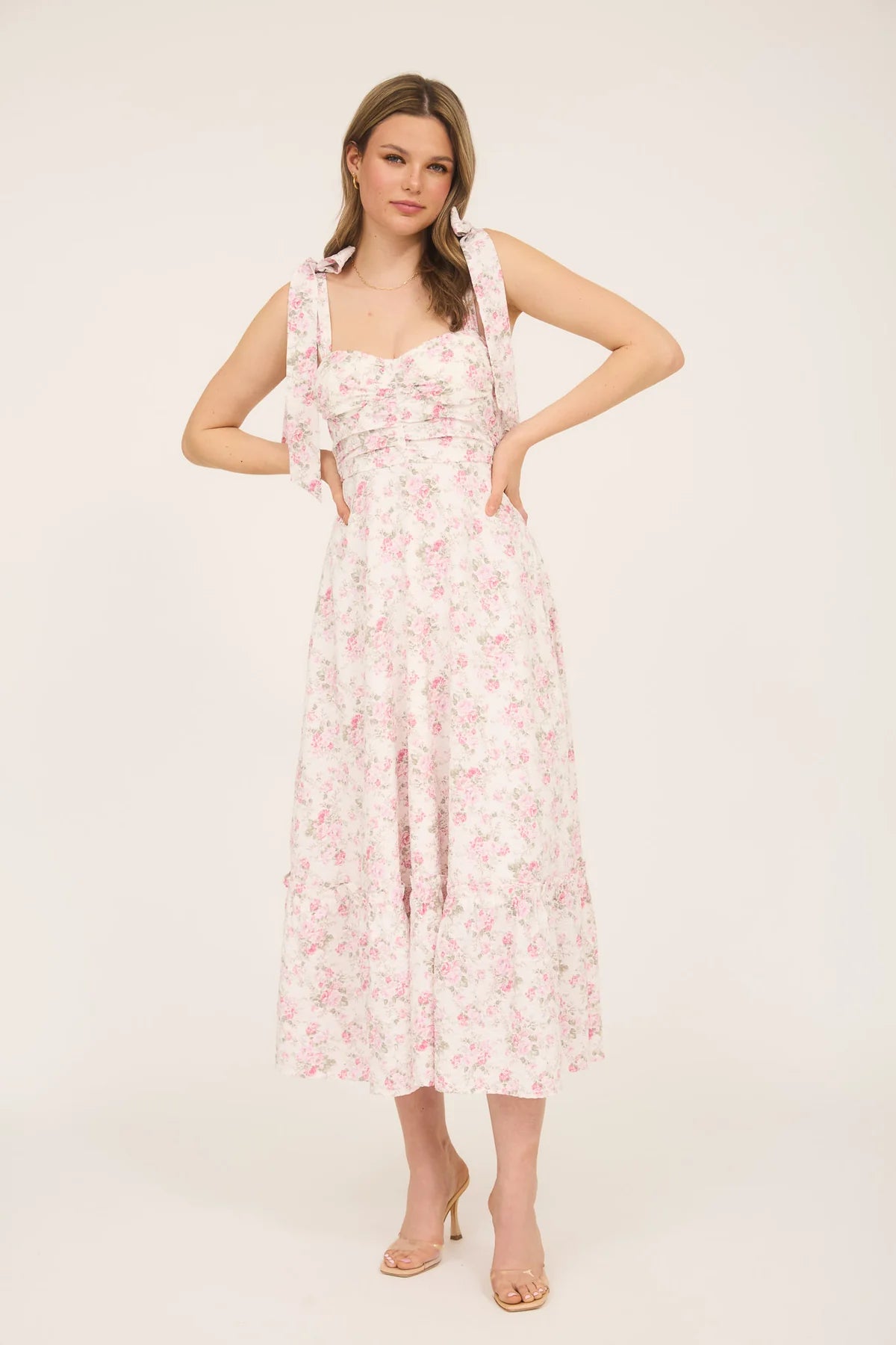 Floral Midi Dress - alternate view