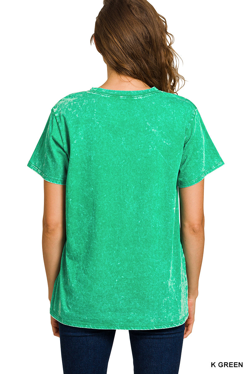 Women’s Distressed Oversized Tee - alternate view