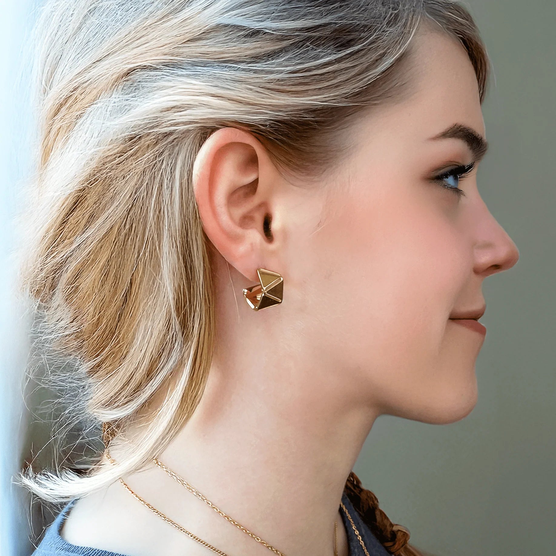 Geometric Statement Earrings