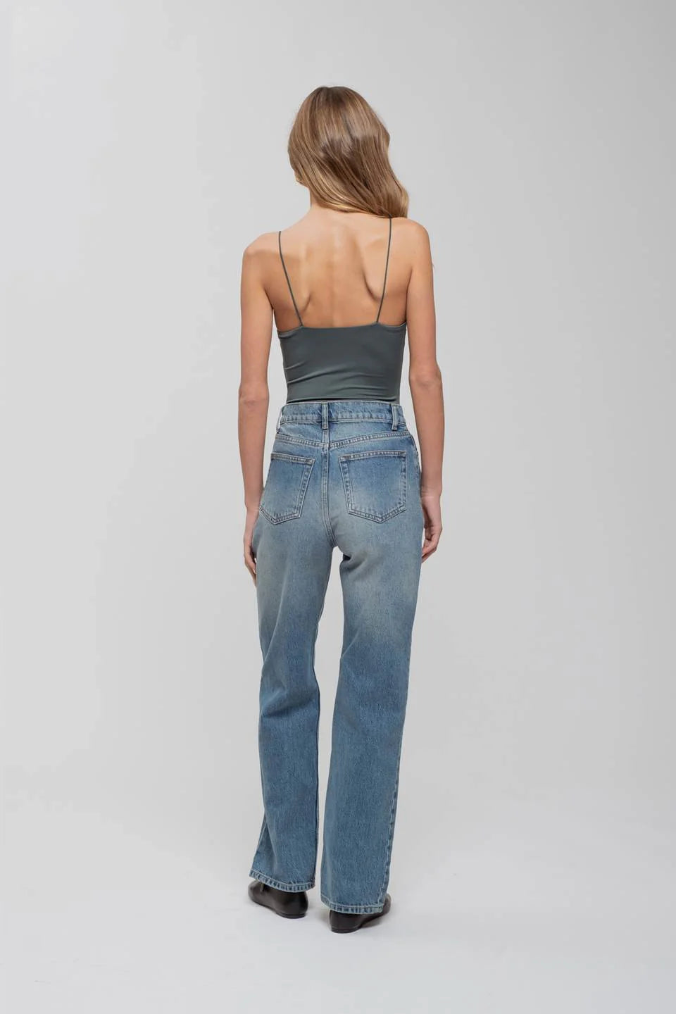 Camisole and jeans