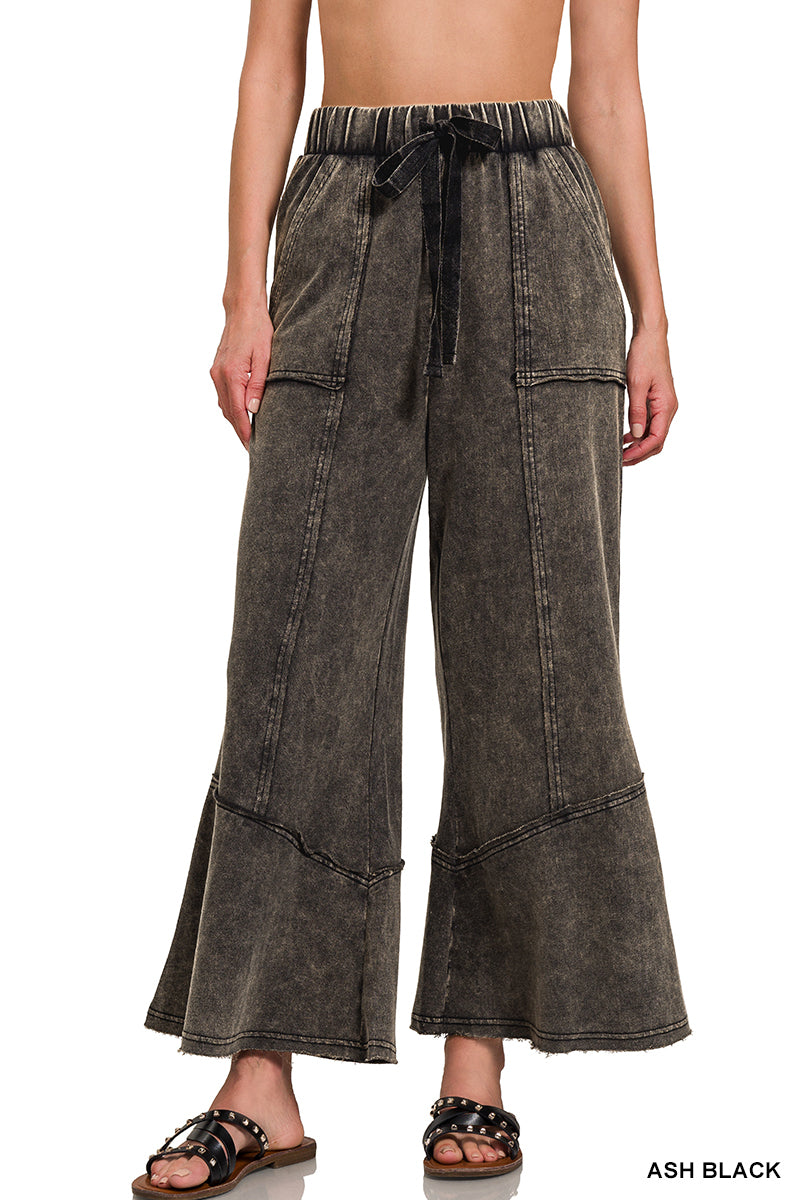 Wide-leg culottes - alternate view