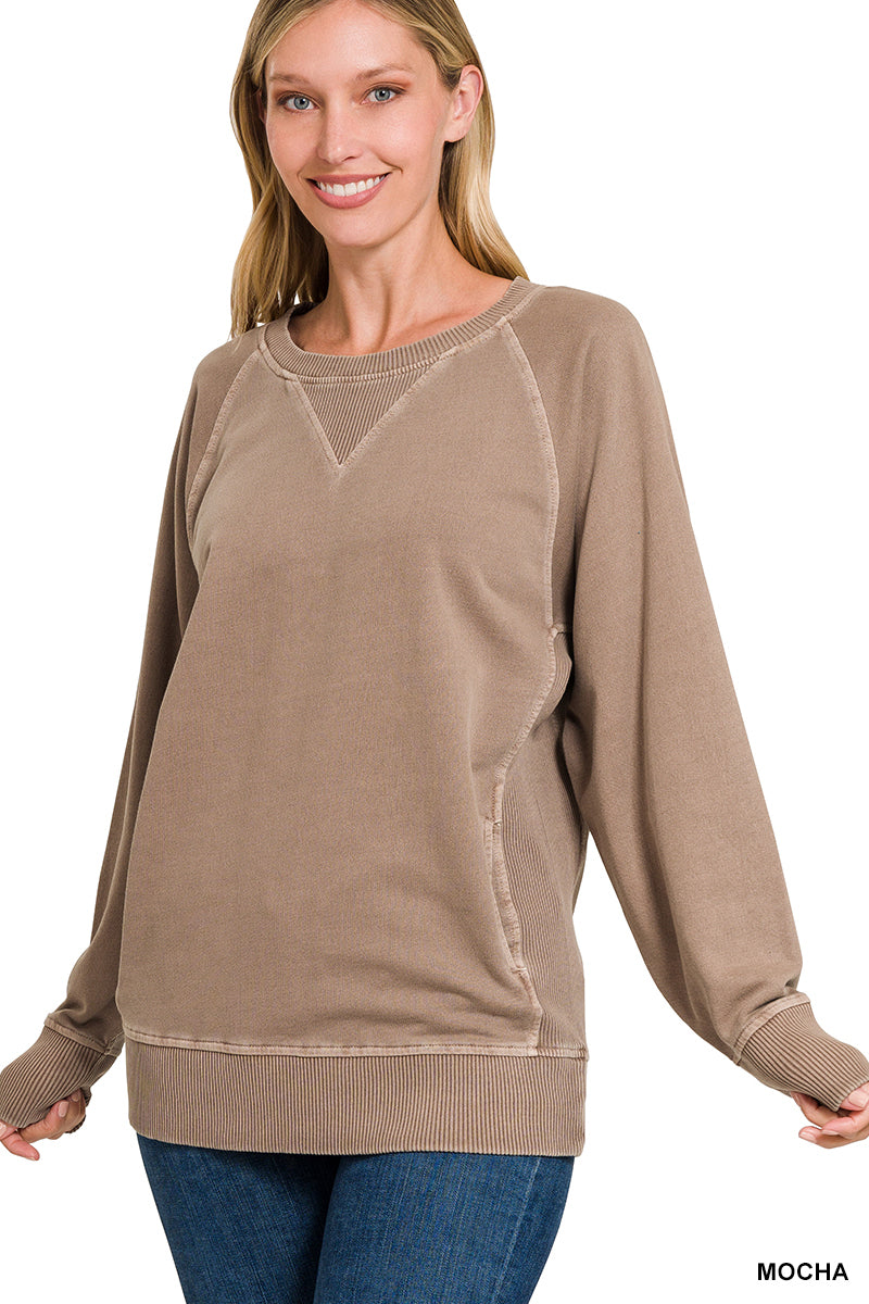 Raglan Pocket Sweatshirt