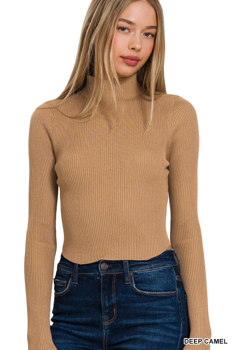 Knit Turtleneck Top - alternate view