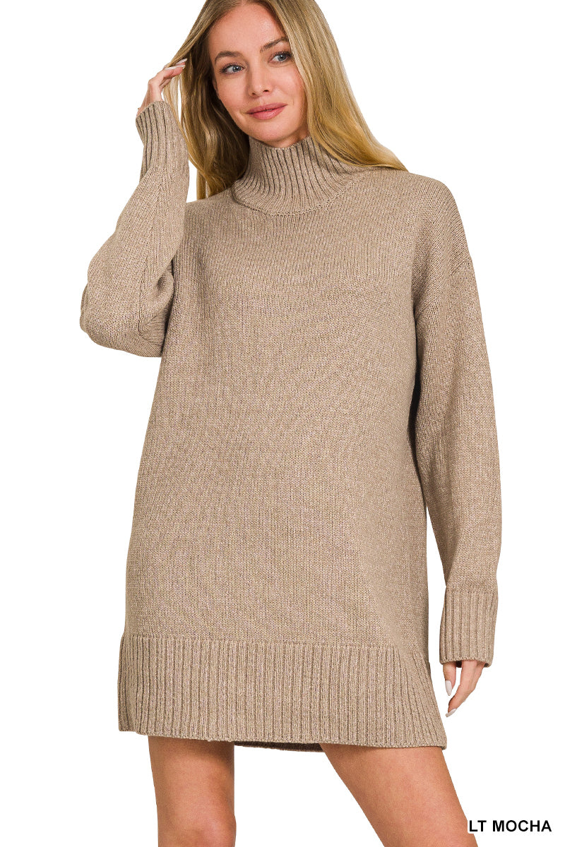 Turtleneck Sweater Dress - alternate view