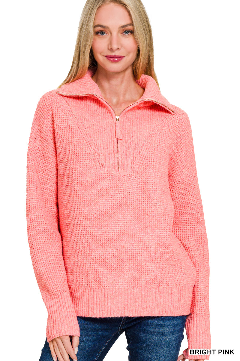 Women’s Half-Zip Knit Pullover - alternate view
