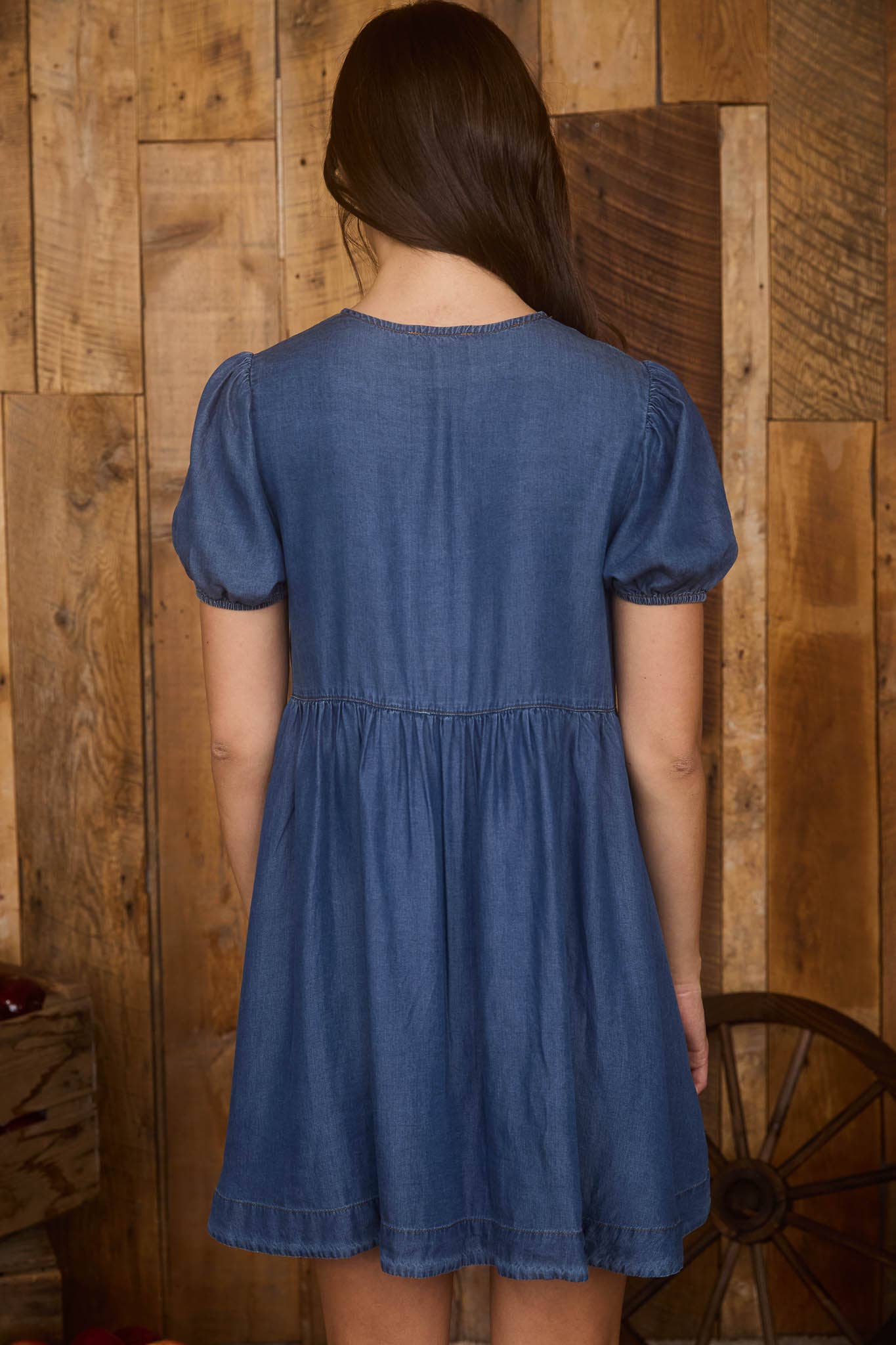 Women’ Denim Dress - alternate view